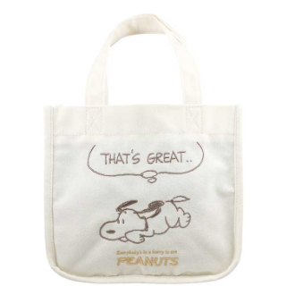 SNOOPY】スヌーピー 刺繍ミニトート JOE COOL(JOE COOL