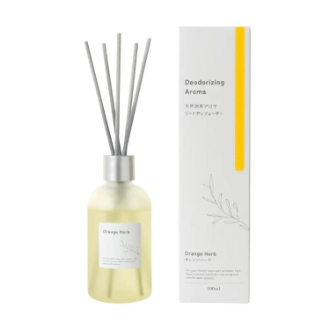 生活の木 天然消臭アロマ リードディフューザー オレンジハーブ 100ml