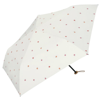 【WPC】遮光軽量 プチフルーツ ミニ 日傘 折りたたみ傘 晴雨兼用　オフ