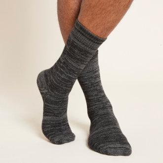 【BOODY】メンズ ブーツソックス　ダークグレー