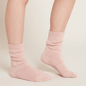【BOODY】ウィメンズ チャンキー ベッドソックス　ダスティピンク