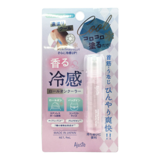 アジャステ 香る冷感ロールオンクーラー クラリティシャボン 9ml