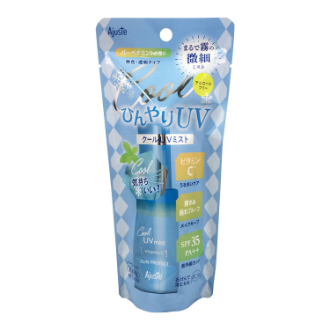 アジャステ UVひんやりクールミスト バーベナミントの香り SPF35　PA++