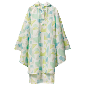 【WPC】レインポンチョ　積み木グリーン