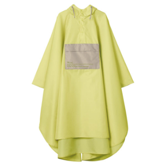 【WPC】パッカブルレインポンチョ バイカラー ユニセックス　イエロー