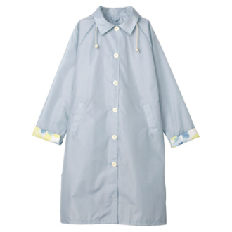 【WPC】レイン ラグランスリーブワークコート　ブルーグレー