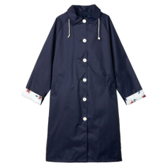 【WPC】レイン ラグランスリーブワークコート　ネイビー