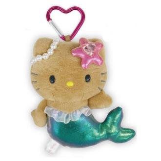 ハローキティファンタジーマスコットキーホルダー マーメイド(日焼けグリーン)(12月中旬入荷予定)
