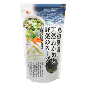 魚の屋 島根県産天然わかめと野菜のスープ