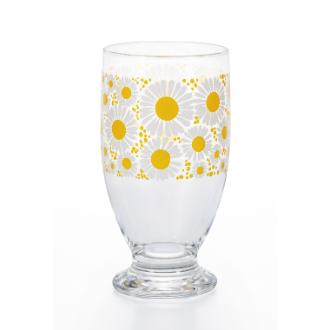 アデリアレトロ 台付きグラス320 花かざり