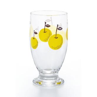 アデリアレトロ 台付きグラス320 梨