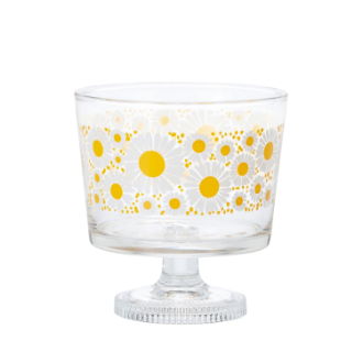 アデリアレトロ 脚付きデザート深型 花ざかり