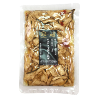 新潟淡麗ぽんしゅ漬 生姜入り割干昆布 160g
