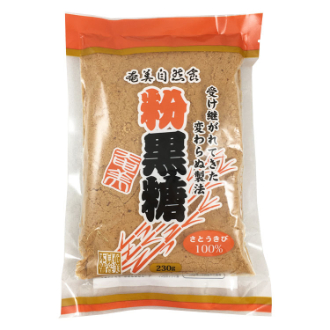 奄美自然食本舗 奄美粉黒糖 230g