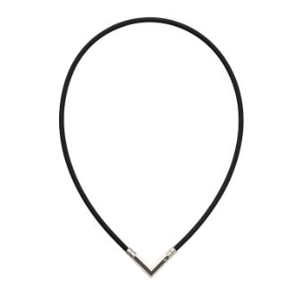 コラントッテ TAO ネックレスα VEGANEXT シルバー×ブラックM