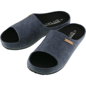 KITPLUS　メンズオープンサボサンダル ネイビー L