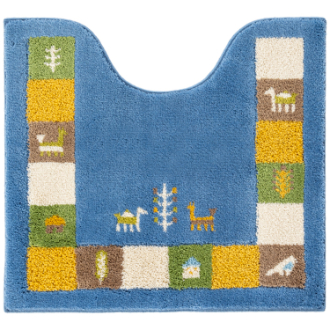 シエラ　トイレマット  ブルー