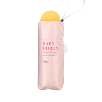 【WPC】遮光ベビーコロン ミニ 日傘 折りたたみ傘 晴雨兼用　ピンク