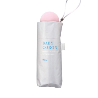 【WPC】遮光ベビーコロン ミニ 日傘 折りたたみ傘 晴雨兼用　ライトグレー