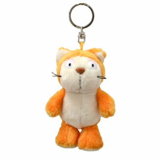 NICI(ニキ) キーホルダー コミックキャット オレンジ 2024 10cm