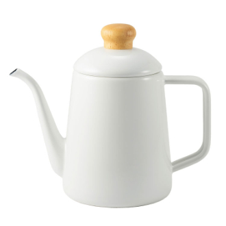 富士ホーロー  コットンプラス1.0Lドリップポット  ホワイト