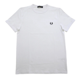 【Fred Perry】フレッドペリー　Ringer T-Shirt　WHITE　S