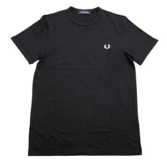 【Fred Perry】フレッドペリー　Ringer T-Shirt　BLACK　L