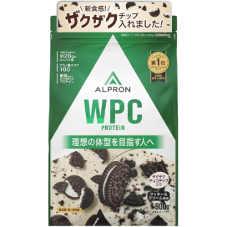 〔ダイエット&ビューティーフェア〕ALPRON  WPCプロテイン  クッキー&クリーム  900g