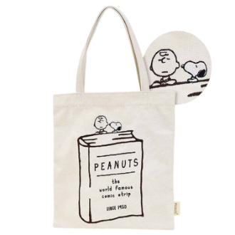 【SNOOPY】スヌーピー ブックミニトート CB&SN