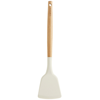 CAROTE(カローテ)  ターナー フライ返し シリコン 木製 耐熱 アイボリー