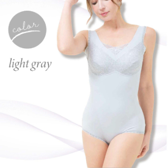 [半期に一度の大感謝SALE]〔タムラ〕ソフトサポートボディスーツ  ライトグレー  LL