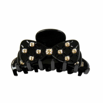 【ALEXANDRE DE PARIS】アレクサンドル ドゥ パリ　Mクリップ ACCM-18540-04　N-NOIR