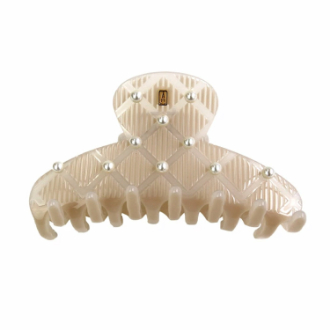 【ALEXANDRE DE PARIS】アレクサンドル ドゥ パリ　Mクリップ ACCM-18550-02　I-TAPIOCA CRISTAL