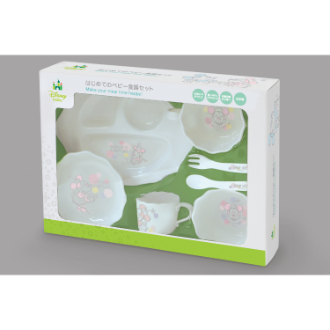 ミニーマウス はじめてのベビー食器セット(ミニーマウス): ビジター