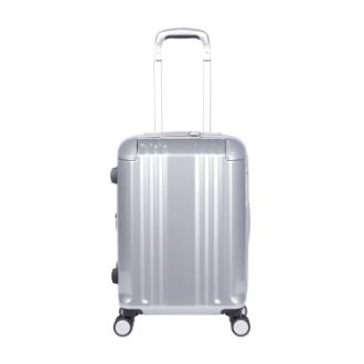 キャリーケース　デカかるEdge　 34-40L　クロームシルバー