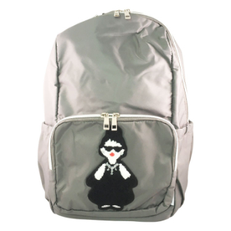 【HAPPY　FACE】ハッピーフェイス  EMMA全身相良刺繍　リュック  グレー