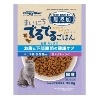 【DoggyMan】キャティーマン まいにちでるでるごはん お腹と下部尿路の健康ケア200g
