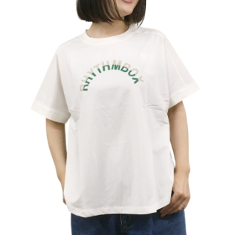 【RHYTHM BOX】アーチロゴＴシャツ　ホワイト