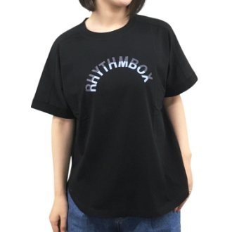 【RHYTHM BOX】アーチロゴＴシャツ　ブラック