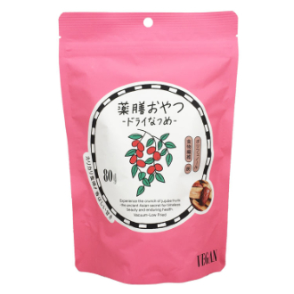 薬膳おやつ　ドライなつめ  80g