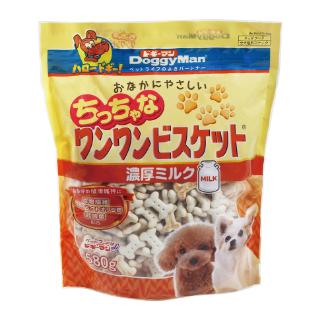 【DoggyMan】ドギーマン おなかにやさしいちっちゃなワンワンビスケット濃厚ミルク580ｇ