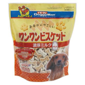 【DoggyMan】ドギーマン おなかにやさしいワンワンビスケット濃厚ミルク580ｇ