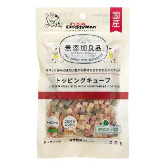 【DoggyMan】ドギーマン 無添加良品トッピングキューブ野菜ミックス100ｇ