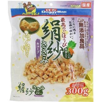 【DoggyMan】ドギーマン 絹紗キューブ野菜入り300ｇ