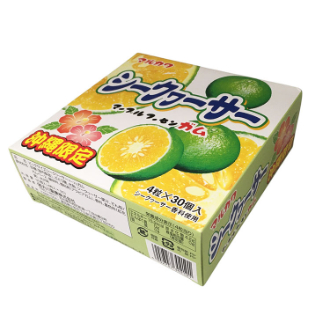 マルカワ マーブルフーセンガム 沖縄限定 シークヮーサー