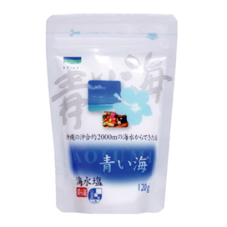沖縄の海水塩 青い海 120g