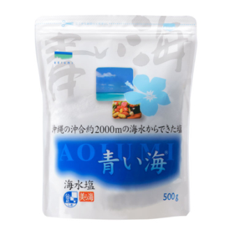 沖縄の海水塩 青い海 500g