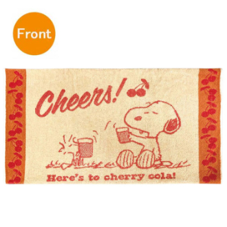 【SNOOPY】スヌーピー　のびのびピローケース チェリーコーラ