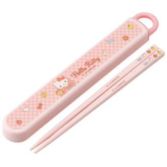 ハローキティ 抗菌食洗機対応箸箱セット ビックリボン