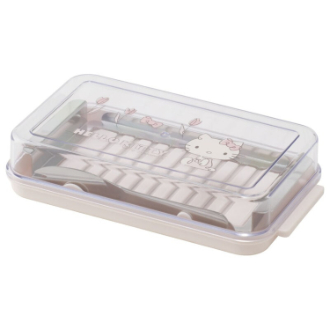 ハローキティ ステンカッターバターケース ラインデザイン